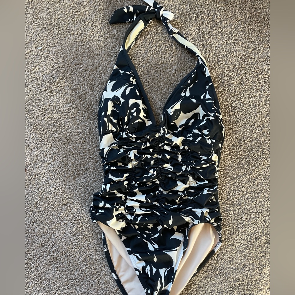 Magicsuit black and white one piece bathing suit